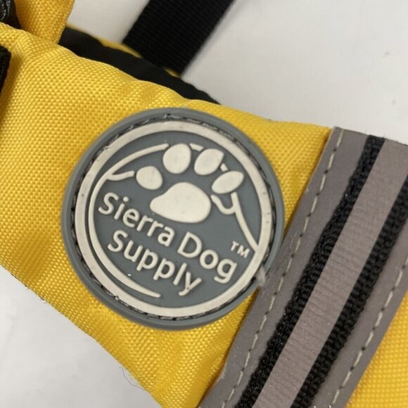 Sierra Dog Supply Dog Life Jacket Size S Yellow Unisex Reflective Adjust Clips - Picture 3 of 11